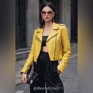 BCBGMAXAZRIA Mila Leather Moto Jacket
New With Tags (NWT)